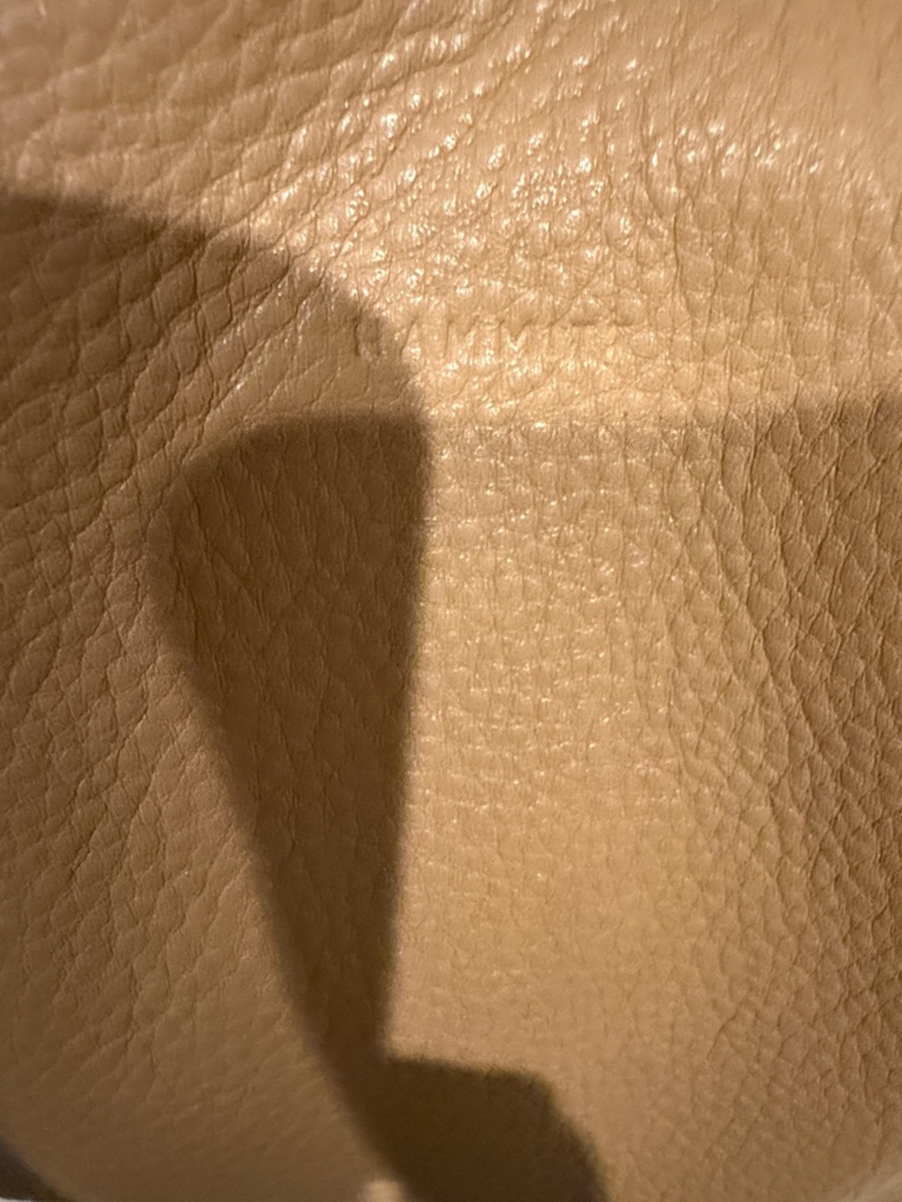 Hammitt Bryant Medium Pebbled Leather Crossbody in Tan w/ Gold Studs & Dust Bag - Picture 2 of 14